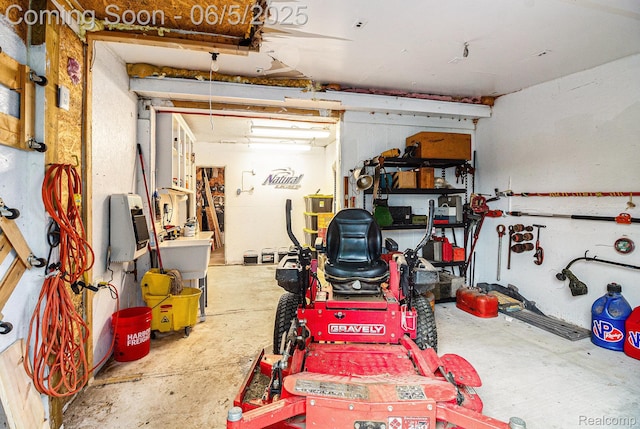 3275 Levalley Rd, Columbiaville, MI 48421 - view of garage