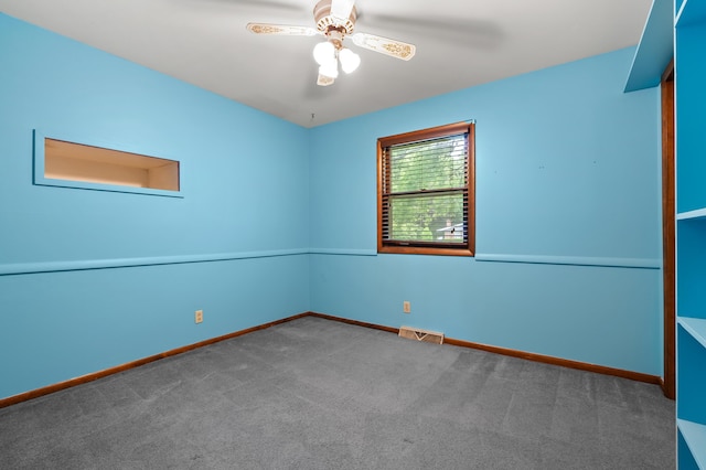 4564 Sparrow Ave, Kalamazoo, MI 49004 - unfurnished room with carpet, ceiling fan, and baseboards