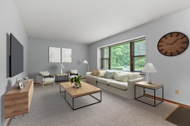 4564 Sparrow Ave, Kalamazoo, MI 49004 - carpeted living room with baseboards