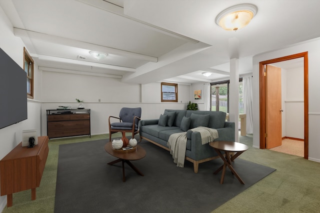 4564 Sparrow Ave, Kalamazoo, MI 49004 - carpeted living area featuring baseboards