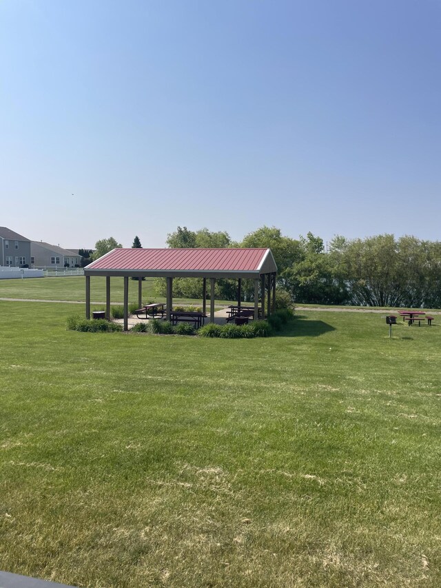 8808 Geiser Grv, Richland, MI 49083 - view of home's community featuring a gazebo and a lawn