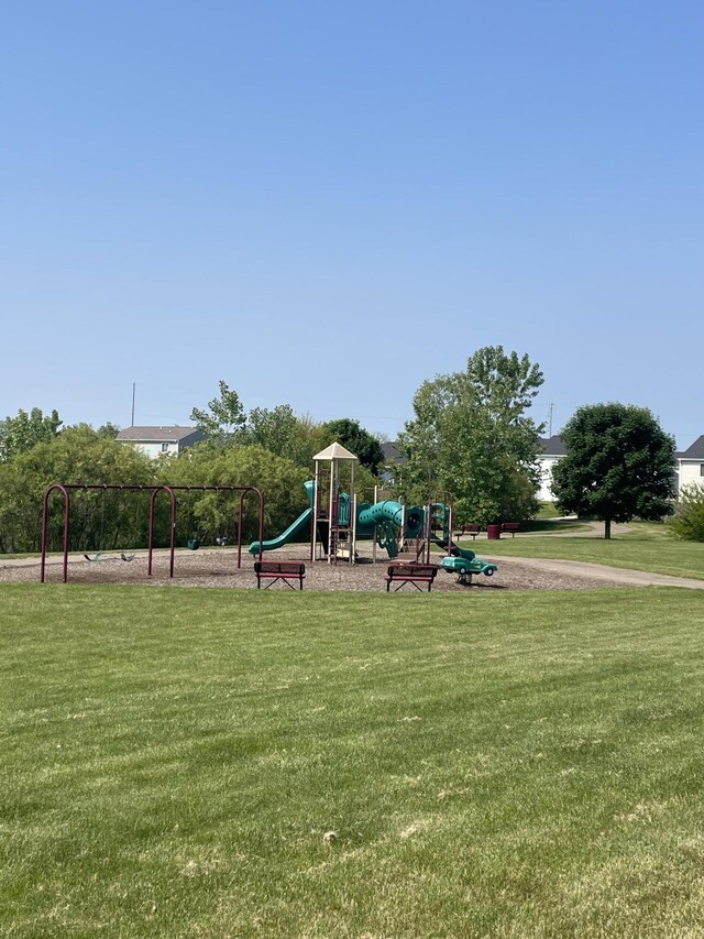 8808 Geiser Grv, Richland, MI 49083 - community jungle gym featuring a yard
