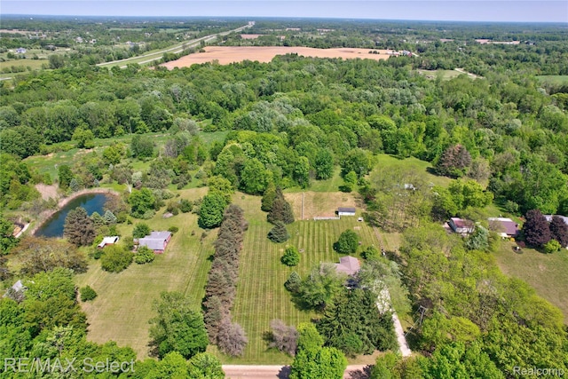 2391 Atwell Rd, Attica, MI 48412 - drone / aerial view of a heavily wooded area