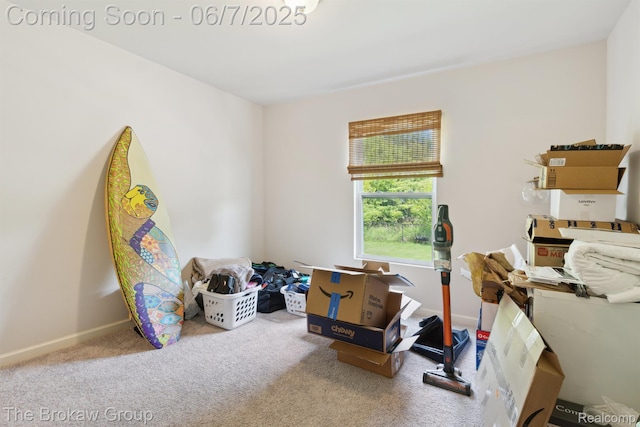 9211 Hawthorn Dr, Davison, MI 48423 - carpeted office featuring baseboards