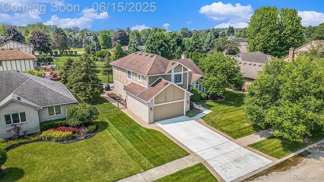 16096 Violet Dr, Macomb, MI 48042 - view from above of property