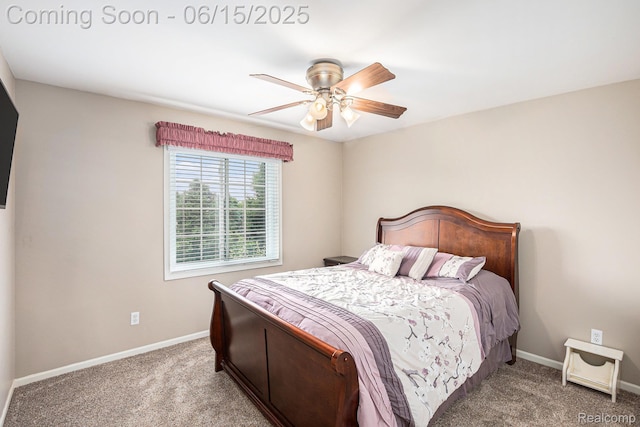 16096 Violet Dr, Macomb, MI 48042 - bedroom featuring carpet and a ceiling fan