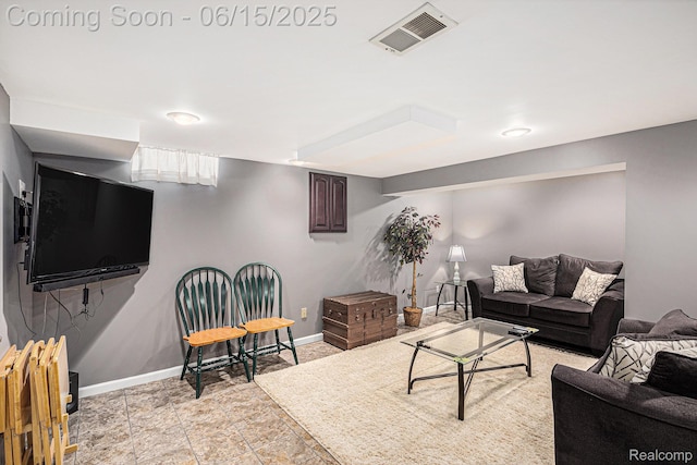 16096 Violet Dr, Macomb, MI 48042 - living room with baseboards