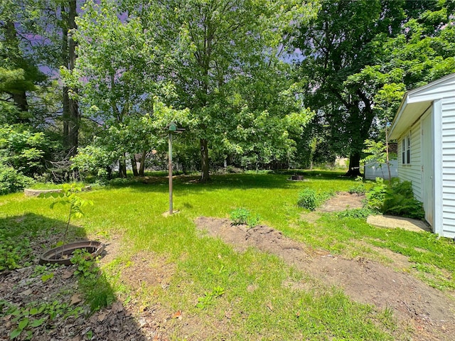 315 E Spruce St, Marshall, MI 49068 - view of grassy yard with view of scattered trees