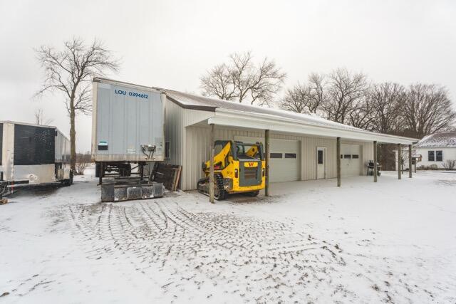 14656 Hersey Rd, Hersey, MI 49639 - view of snow covered structure