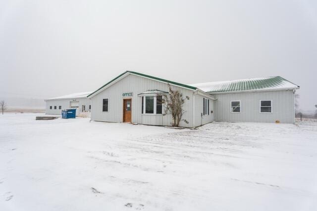 14656 Hersey Rd, Hersey, MI 49639 - view of snow covered house