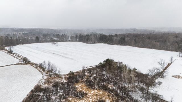 14656 Hersey Rd, Hersey, MI 49639 - view of snowy aerial view