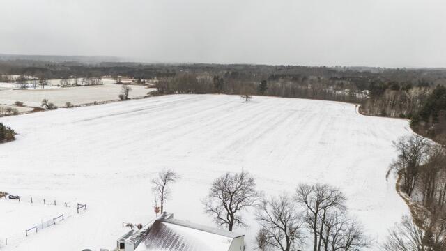 14656 Hersey Rd, Hersey, MI 49639 - view of snowy aerial view