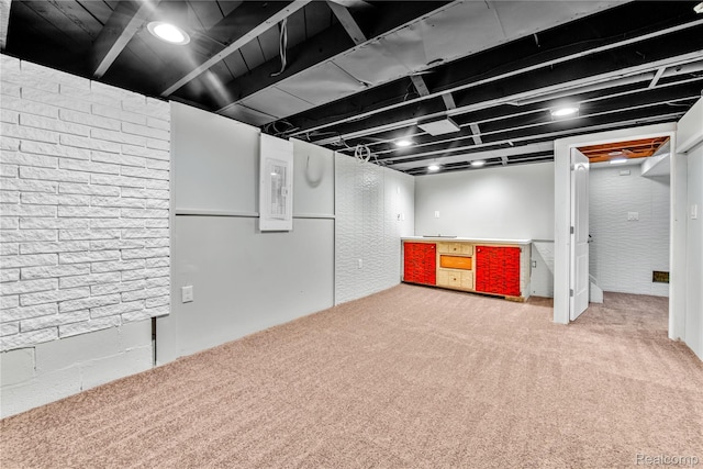 26500 Grant St, Saint Clair Shores, MI 48081 - finished below grade area featuring carpet