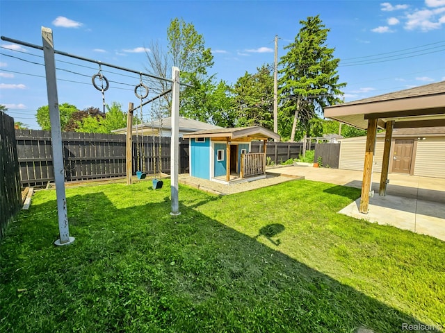 26500 Grant St, Saint Clair Shores, MI 48081 - view of yard with a patio