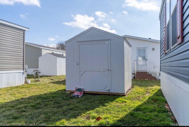 16196 Notre Dame, Clinton Township, MI 48038 - view of shed