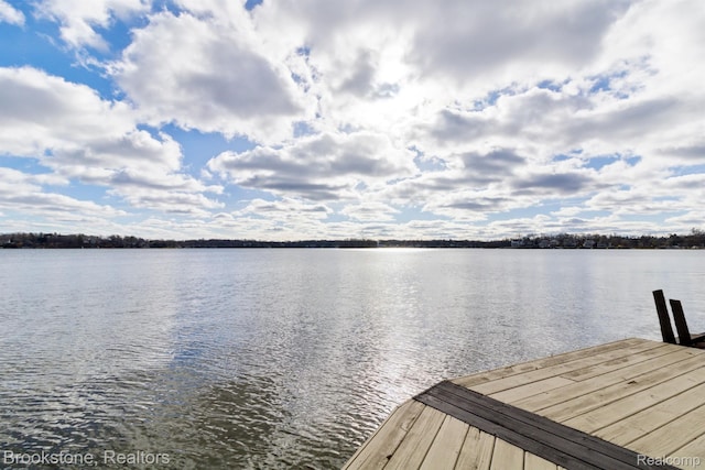 2995 Venice, Highland, MI 48356 - dock area featuring a water view