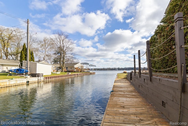 2995 Venice, Highland, MI 48356 - dock with a water view