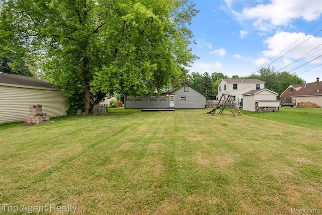 38479 Albert Blvd, Clinton Township, MI 48036 - view of grassy yard featuring a playground