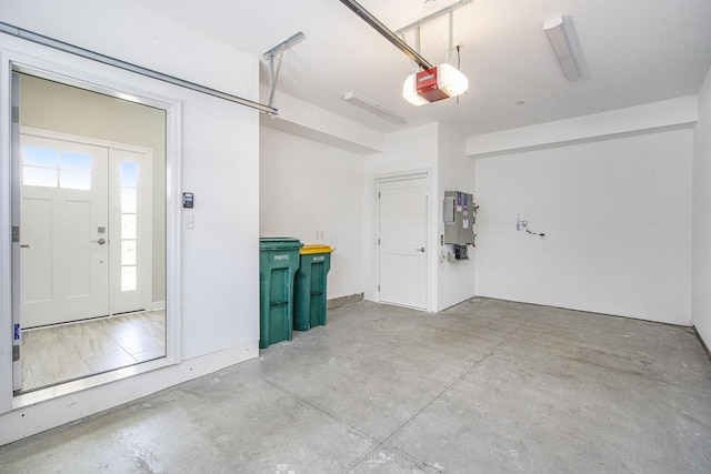 603 Woodland, Dexter, MI 48130 - garage with a garage door opener