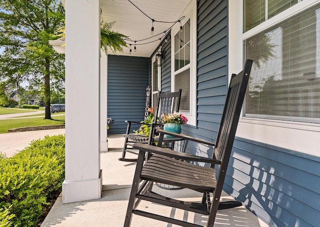 5855 Larson Ln, Muskegon, MI 49444 - view of covered porch