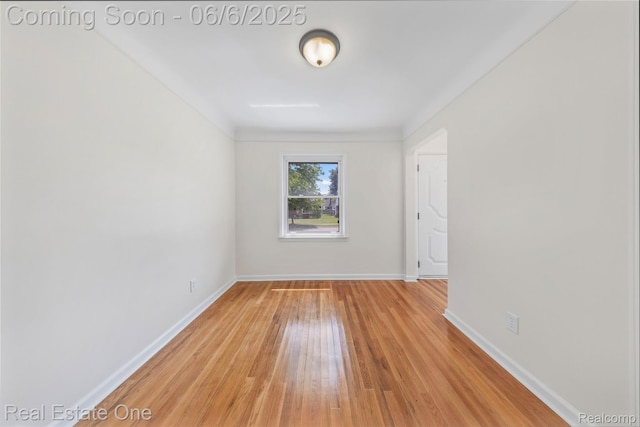21167 Lancaster St, Grosse Pointe Woods, MI 48225 - spare room with light wood-type flooring and baseboards