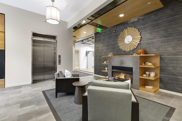 2051 Villa Rd Unit 203, Birmingham, MI 48009 - lobby featuring recessed lighting