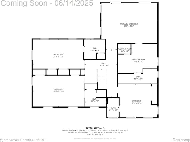 457 N Cranbrook Rd, Bloomfield Hills, MI 48301 - view of property floor plan