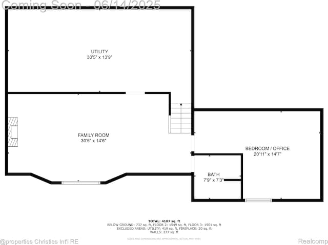 457 N Cranbrook Rd, Bloomfield Hills, MI 48301 - view of room layout