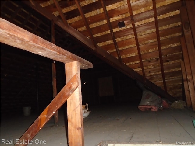 17127 Griggs St, Detroit, MI 48221 - view of unfinished attic
