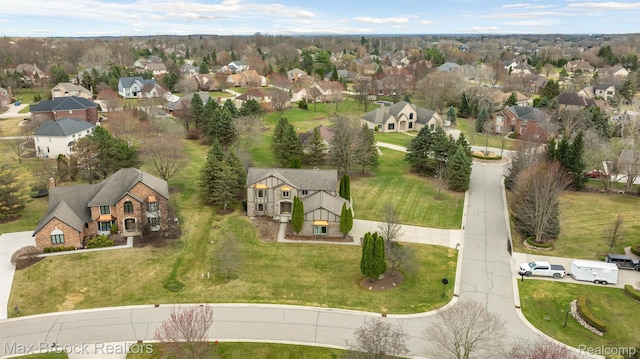 4070 Greenbriar Ct, Rochester, MI 48306 - aerial perspective of suburban area