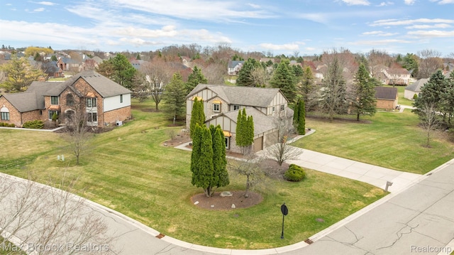 4070 Greenbriar Ct, Rochester, MI 48306 - aerial view of residential area