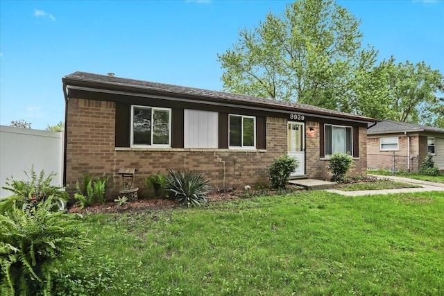 9939 Hamilton St, Michigan, MI 48111 - ranch-style home featuring brick siding