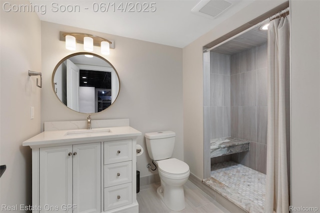 52657 Creekside Dr, Chesterfield, MI 48047 - full bathroom featuring vanity and tiled shower
