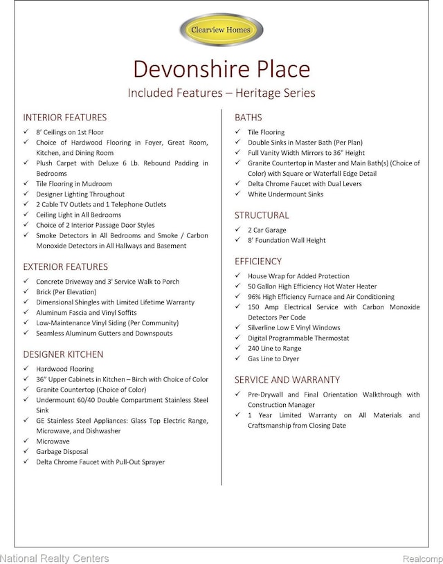 251 Devonshire Dr Unit 1, Lapeer, MI 48446 - view of a document