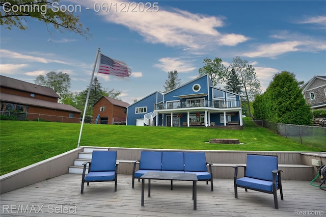 7457 Haviland Beach Dr, Argentine, MI 48451 - view of wooden terrace