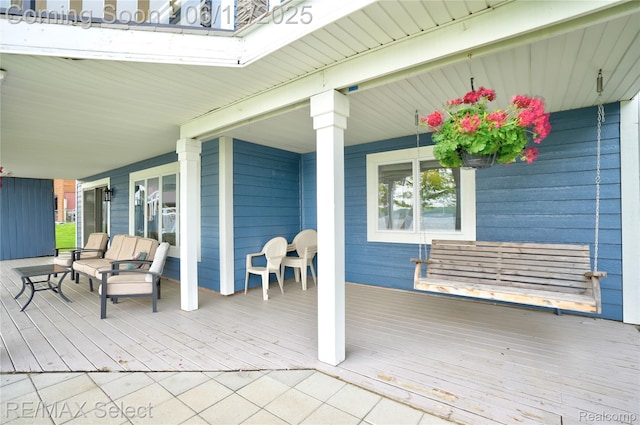 7457 Haviland Beach Dr, Argentine, MI 48451 - view of wooden porch
