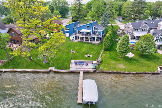 7457 Haviland Beach Dr, Argentine, MI 48451 - aerial view of a large body of water