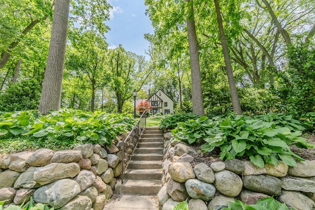 2430 Geddes Ave, Ann Arbor, MI 48104 - view of yard featuring stairway