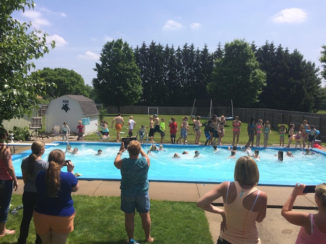 319 Washington St, Otsego, MI 49078 - view of pool