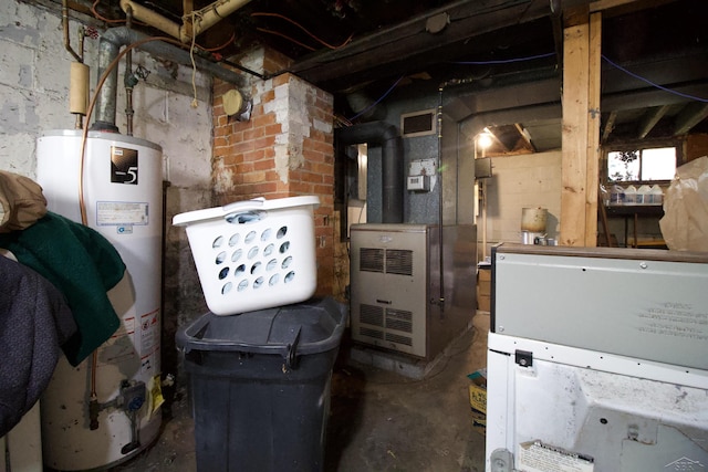707 Glenwood Ave, Port Huron, MI 48060 - utility room featuring gas water heater