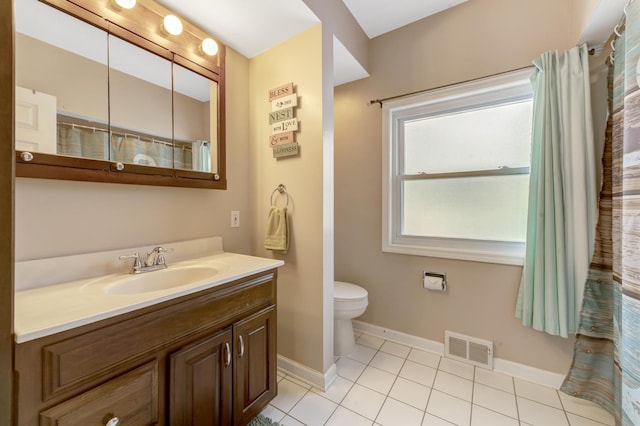 175 Templar Ave, Pinckney, MI 48169 - full bathroom featuring vanity, baseboards, toilet, and tile patterned flooring
