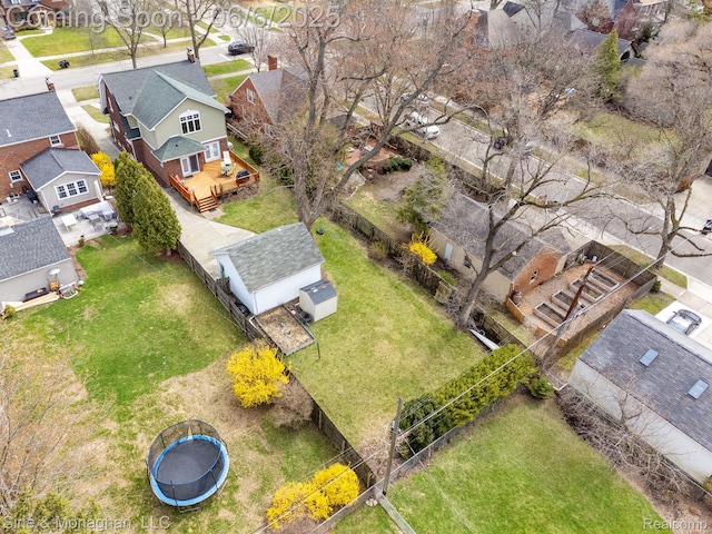 797 Washington Rd, Grosse Pointe, MI 48230 - aerial perspective of suburban area
