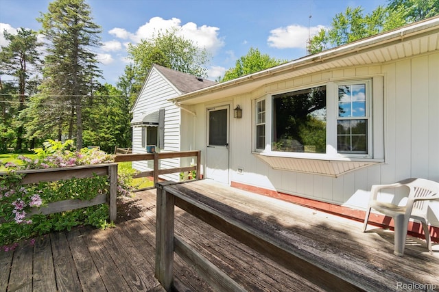 1250 W Thompson Rd, Fenton, MI 48430 - view of wooden deck