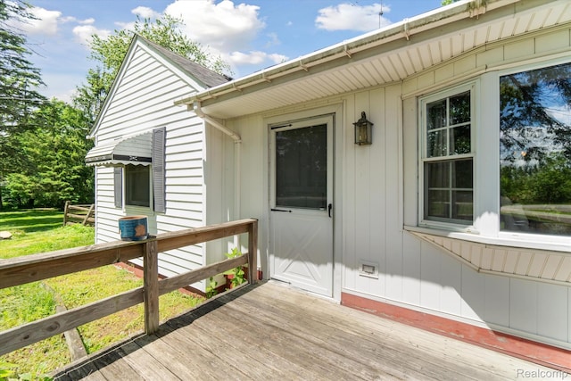 1250 W Thompson Rd, Fenton, MI 48430 - view of wooden deck