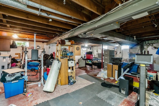1250 W Thompson Rd, Fenton, MI 48430 - view of basement