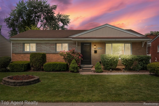 32532 Steinhauer St, Westland, MI 48186 - ranch-style house featuring a yard and brick siding