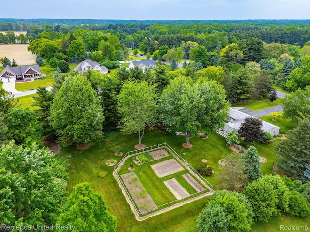 3875 Zimmer Rd, Williamston, MI 48895 - bird's eye view of a heavily wooded area