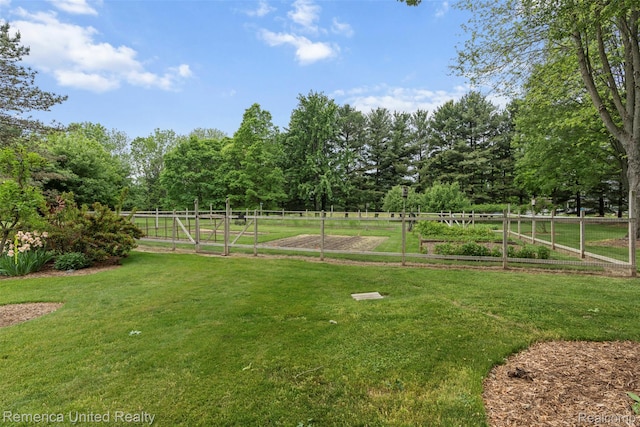 3875 Zimmer Rd, Williamston, MI 48895 - view of yard featuring a garden