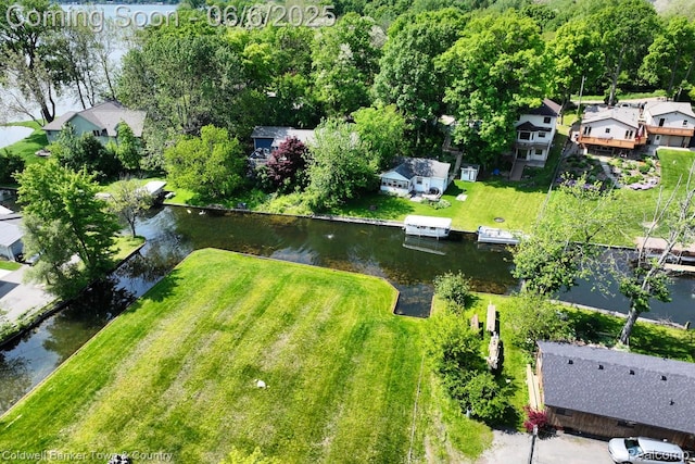 11265 N Shore Dr, Whitmore Lake, MI 48189 - bird's eye view of a large body of water