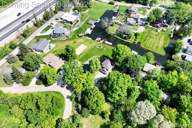 11265 N Shore Dr, Whitmore Lake, MI 48189 - aerial overview of property's location with nearby suburban area